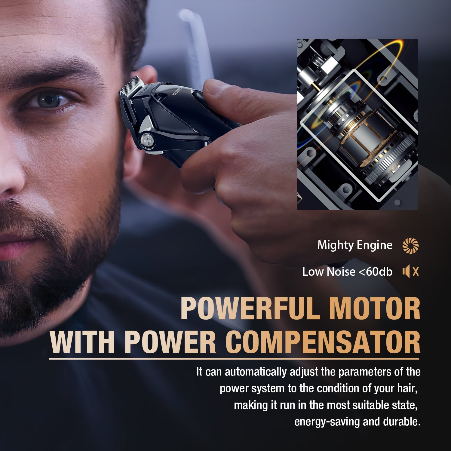 The Black Onyx Clipper and Trimmer Set-Supplier-specific