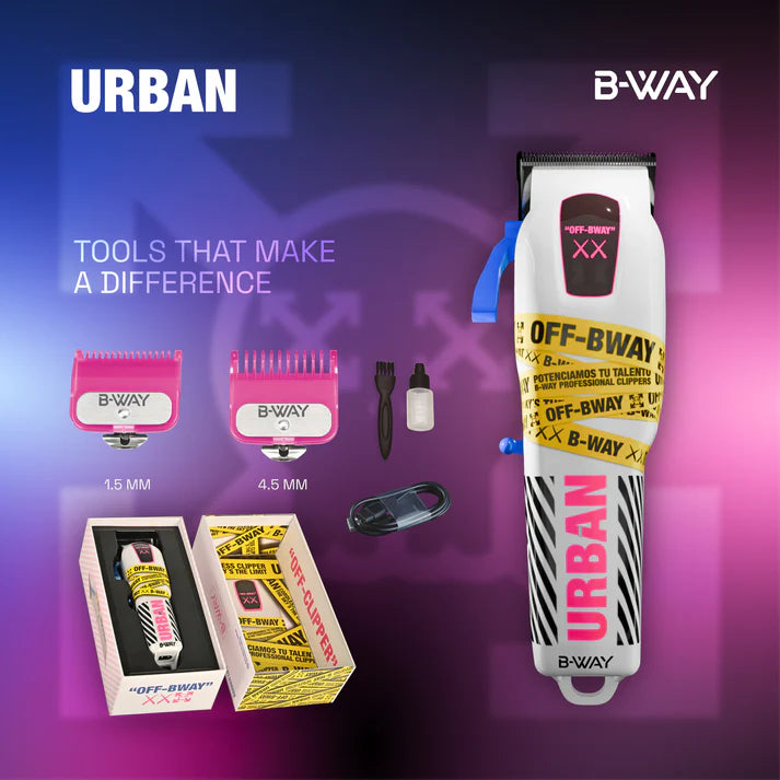 B-Way URBAN Clipper, ONE Trimmer, Zero Shaver - 3 in 1 Set