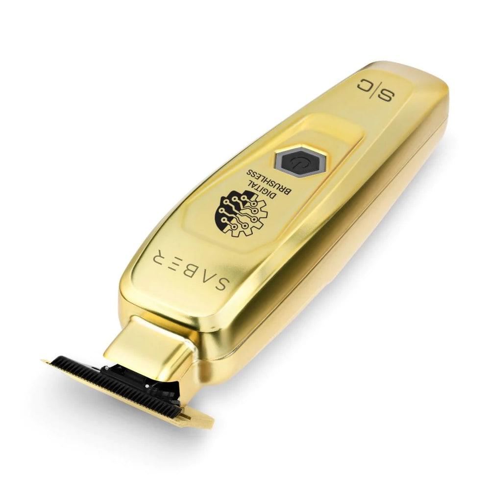 StyleCraft Saber Full Metal Body Digital Brushless Motor Cordless Trimmer - Gold